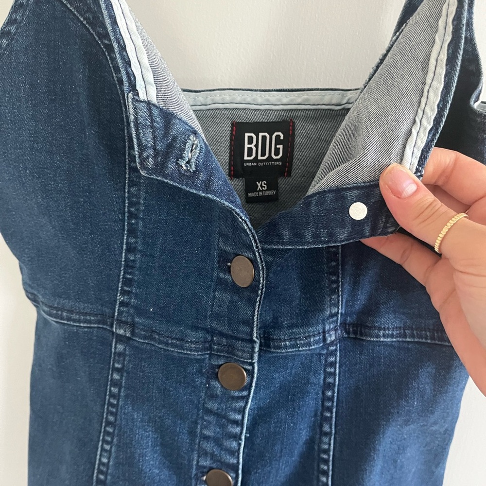BDG Dark Blue Denim Mini Dress
